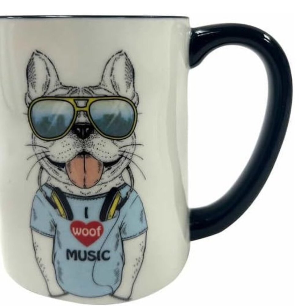 Hipster Animal Coffee Mugs 6pc 17.5 oz. by Signature Housewares - Picture 4 of 7
